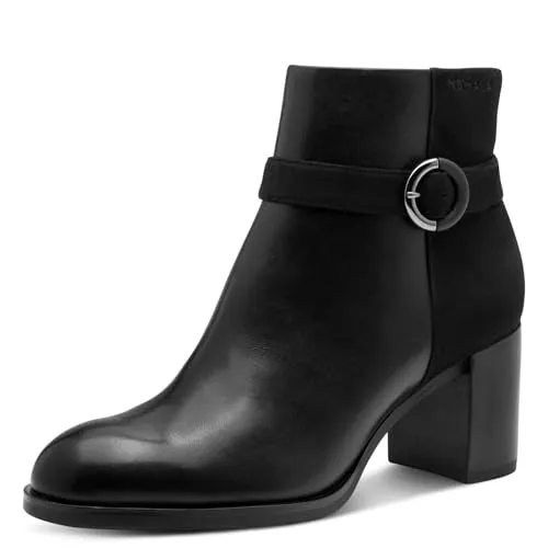 Tamaris Damen Stiefel schwarz 40 - Wanderschuhe mit weichem Touchit-Fußbett für optimalen Komfort und schnellem Reißverschluss – ideal für stilvolle Abenteuer im Alltag.