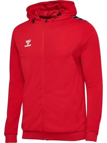 hummel Reißverschluss Jacke Hmlauthentic Herren - Funktionsjacke mit Reißverschlussgarage und praktischer Reißverschlusstasche, ideal für Sport und Freizeit.