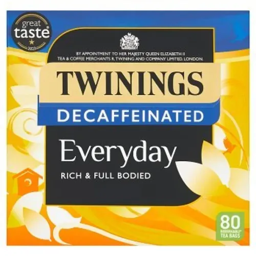 Twinings -Decaffeinated  Everyday Tea,   80 Teebeutel, 250g -  entkkoffeiniert