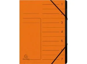 Exacompta 540704E Premium Ordnungsmappe in orange von Exacompta