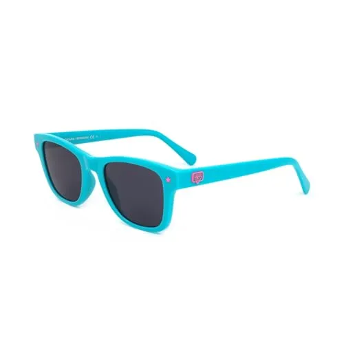 Chiara Ferragni Cf 1006/s MVU/IR AZURE Sunglasses Women's Acetate, Standard, 50
