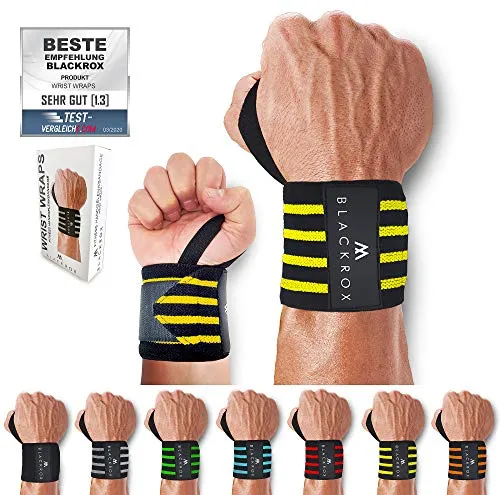 BLACKROX Handgelenkbandage Wrist Wraps Beast Killer - Handbandagen für Sport und Fitness, bieten optimalen Halt bei Krafttraining und Bodybuilding durch atmungsaktives Material und verstellbaren Klettverschluss.