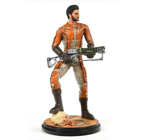 DEV PLUS Fallout Ungepanzerte Paladin-Statue 27 cm - Model Statuen, ideale Unterstützung für Spiel und Phantasie, blendfreie Oberfläche - perfektes Geschenk für Fallout-Fans.