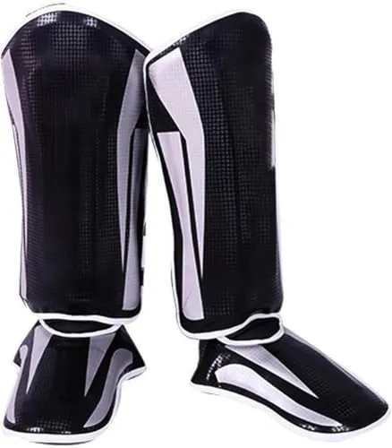 Endless Kampfsport Schienbeinschoner - Verstellbare Thai Beinschützer für MMA - Schienbeinschoner & Stutzen, leicht und verstellbar mit doppeltem Klettverschluss für optimalen Schutz beim Kickboxen und MMA-Training. Ideal für Männer und Jungen.