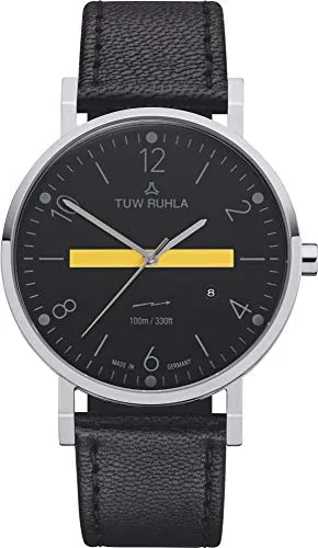 TUW Ruhla Thuringia Quartz 60140-021602C Herrenarmbanduhr Klassisch schlicht
