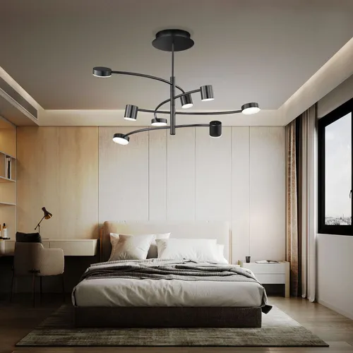 WOFI 11777 Deckenleuchte 8-flammig von Wofi