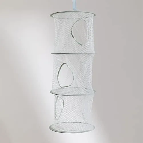 SKLUM Hängendes Maschennetz 3 Ebenen Daysi Kids Iceberg in silber von SKLUM