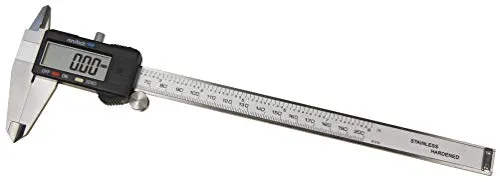 Digitale Schieblehre 0 - 200mm - Messschieber für präzise Messungen bis 200mm, mit leicht ablesbarem Jumbo-LC-Display und Auto Power-Off zur Batterieschonung. Ideal für Heimwerker und Profis!