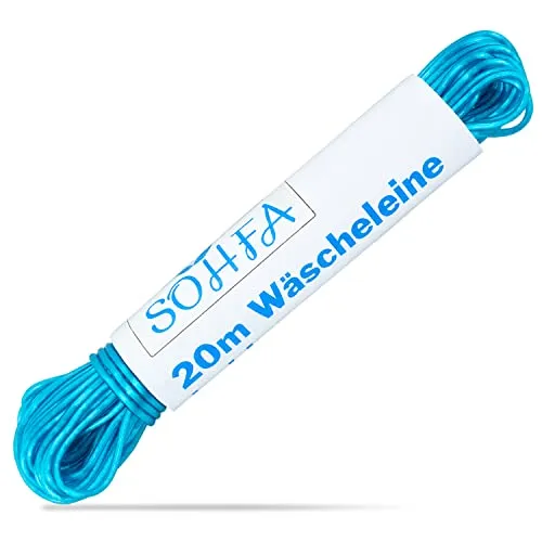 SOHFA 20m Wäscheleine in Blau