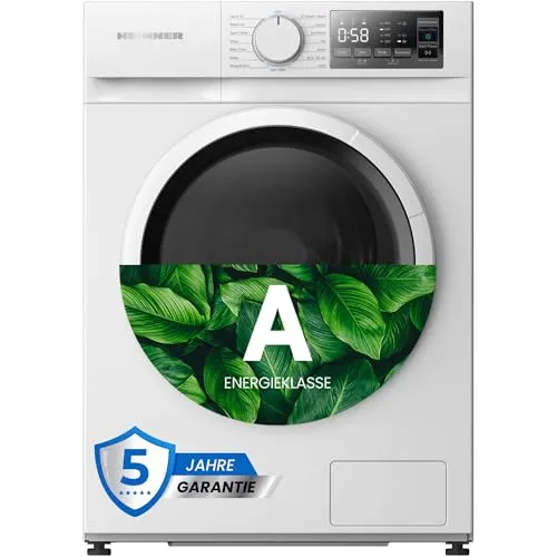 Heinner HWM-M814IVSMNA Waschmaschine 8 kg, 1400 U/min, LED-Display, Weiß