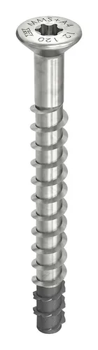 Heco MULTI-MONTI-plus F A4 7,5 x 95, Senkkopf, T-Drive, 50 Stück - Maschinenschrauben für Beton und Mauerwerk, innovativer Schraubanker mit sofortiger Belastbarkeit und hohem Montagekomfort.