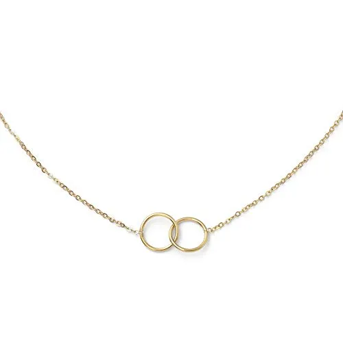 Heideman Halskette Damen Juno aus Edelstahl - Elegante Damenkette aus goldfarbenem, mattiertem Edelstahl, ideal für jeden Look. Allergikerfreundlich und in Deutschland gefertigt – Qualität, die überzeugt!