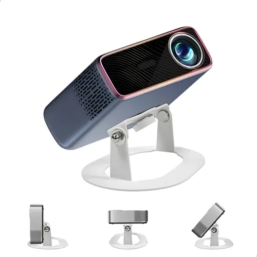 Beamer Halterung Beamer Stativ Projector Stand, 1/4 Zoll Schraubenlöcher Universal Desktop Projektorständer Tragbares Stativ mit Frei Einstellbarem Projektorwinkel Geeignet für den Schreibtisch