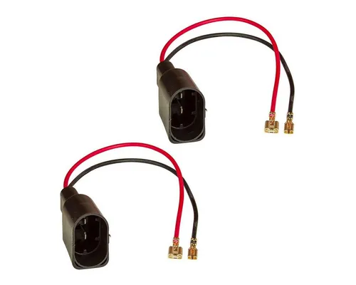 tomzz Audio Lautsprecheradapter (2er Set) auf DIN passt für VW Golf 5 6 New Beetle Auto-Lautsprecher