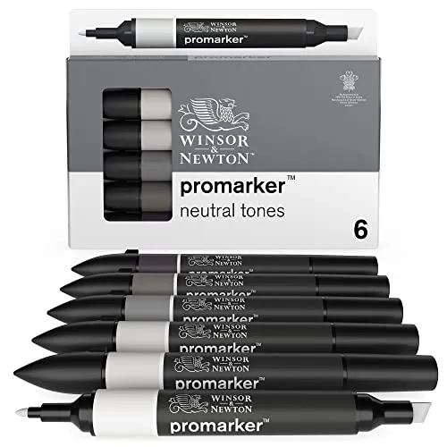 Markierstifte & Textmarker Grau von Winsor & Newton
