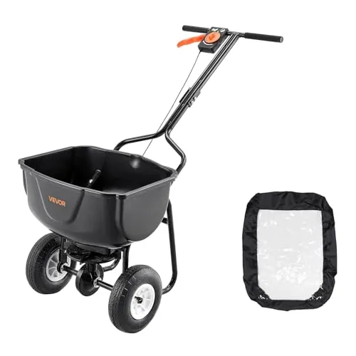 VEVOR Streuwagen 27 kg – Düngestreuer mit Einfülltrichter