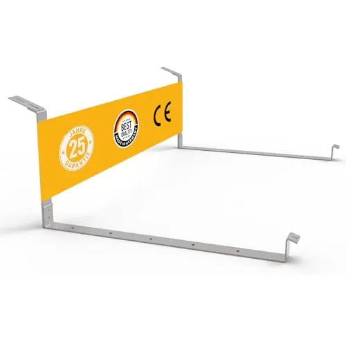 Kleines Kraftwerk Balkonkraftwerk Halterung Flachdach & Garten – für 3 Solarmodule, 20° Neigung