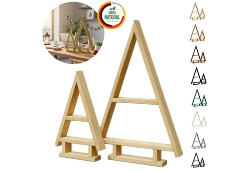 Floranica Weihnachtsfigur Deko 2er SET in beige von Floranica