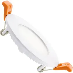 LED Einbaustrahler flach 3W Rund SuperSlim Schnitt Ø 70mm 3000K Warmweiß