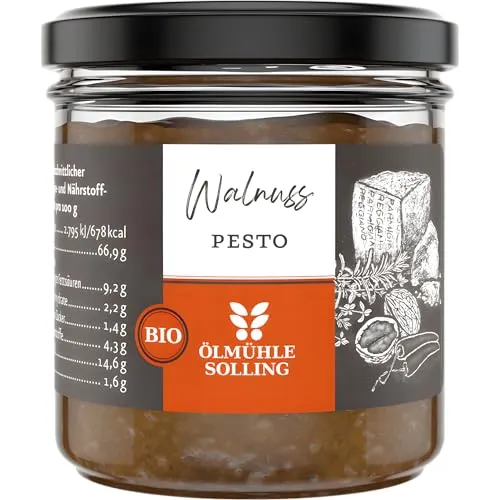 Ölmühle Solling Bio Walnuss Pesto, 1er Pack (1 x 110 g)