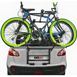 OMAC Heckfahrradträger für Dacia Lodgy - Faltbar & Leichtgewichtig - Fahrradträger für 2 E-Bikes, robust und einfach zu installieren. Ideal für Outdoor-Abenteuer, maximiert den Innenraum und sorgt für sicheren Transport.