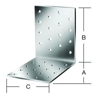 VORMANN Lochplattenwinkel 80 x 80 x 80mm mit CE? Ja Stahl sendverz.