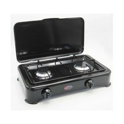 Cf Parker 5326n GP Gaskochfeld Schwarz Emaille Kompakt