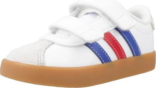 adidas VL COURT 3.0 KIDS Klettschuh - Sneaker für Kinder, inspiriert vom klassischen adidas Samba-Design, mit praktischem Klettverschluss für einfaches Anziehen und optimalem Tragekomfort.