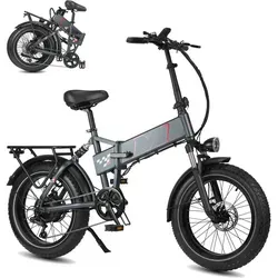 E-Bike Cityrad Polaris Faltbares E-Fahrrad 624WH Pedelec - Kompaktes Falt-E-Bike mit 250W Motor und 624Wh Akku für bis zu 80 km Reichweite. Ideal für Pendler, ausgestattet mit Shimano 7-Gang-Schaltung und hydraulischen Scheibenbremsen.