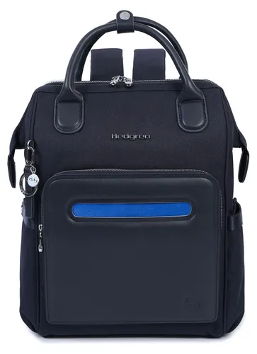 Hedgren Unisex Moka M Rucksack M 35,6 cm + RFID, Blau (Peacoat Blue)