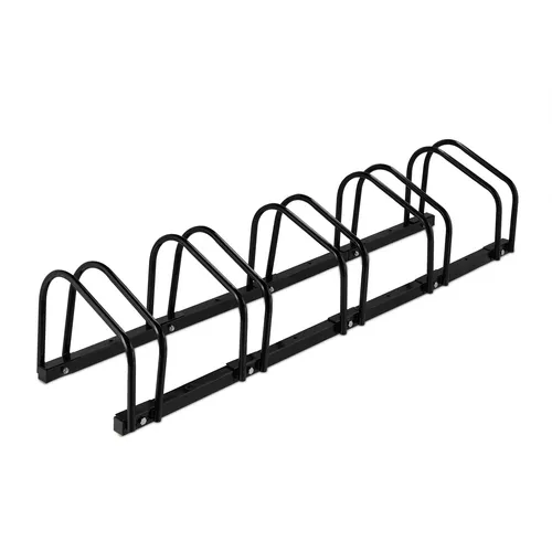 Fahrradständer für Fahrräder - Bodenständer für bis zu 5 Räder - Fahrradständer aus robustem Stahl, ideal für die sichere Abstellung von bis zu 5 Fahrrädern. Perfekt für öffentliche Plätze oder private Garagen.
