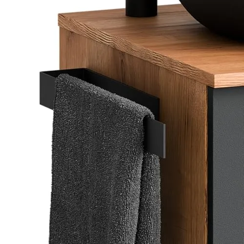 Handtuchhalter Schwarz von Planetmöbel