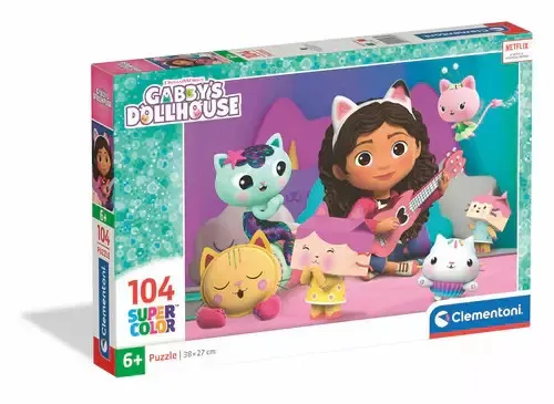 CLE puzzle 104 SuperKolor Gabby 25033 Clementoni 8005125250332