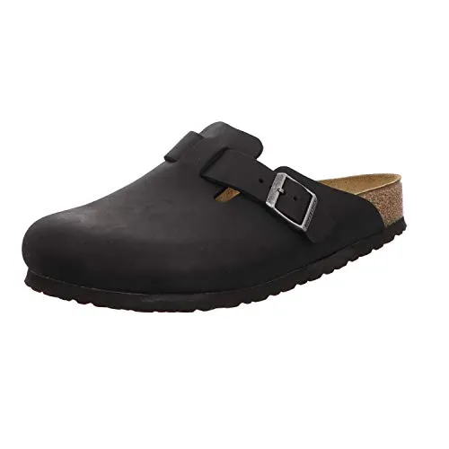 Birkenstock Boston Pantoffeln aus geöltem Leder von BIRKENSTOCK