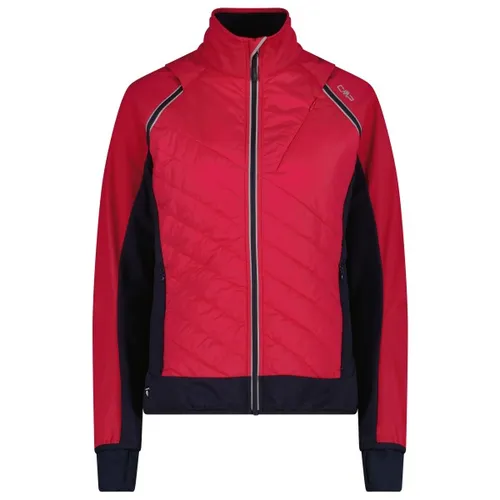CMP WOMAN JACKET WITH DETACHABLE SLEEVES Damenjacke magenta 38 - Wasserabweisend und vielseitig - Diese wasserabweisende Jacke ist ideal für Outdoor-Aktivitäten. Mit abnehmbaren Ärmeln wird sie zur Weste, perfekt für wechselhaftes Wetter. Reflektierende Details sorgen für Sicherheit bei Dämmerung.