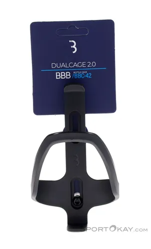 BBB DualCage 2.0 composite Flaschenhalter-Schwarz-One Size