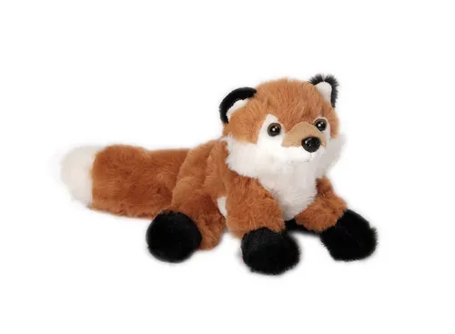 Teddys Rothenburg Kuscheltier Inware Fuchs liegend rotbraun 17 cm (Stofffuchs Plüschfuchs, Fuchsbaby)
