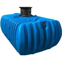 4rain Flachtank Flat XL, Blau - Unterirdischer Wasserspeicher für nachhaltige Gartenbewässerung, hergestellt aus recycelten Materialien und mit 15 Jahren Garantie.