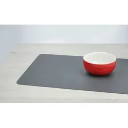 ASA Selection leather optic Tischset, basalt in grau von ASA