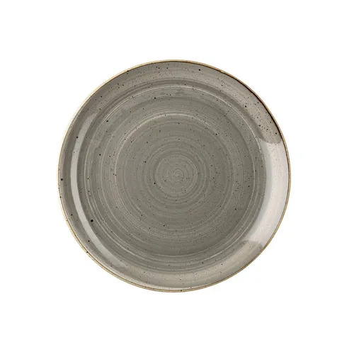 Churchill STONECAST Coupe Plate Peppercorn Grey 28,8 cm von Churchill