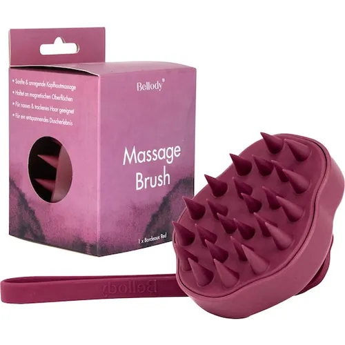 Bellody Kopfmassagebürste (1 Stück - Bordeaux Red)