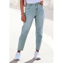 LASCANA Mom-Jeans light blue washed Größe 42