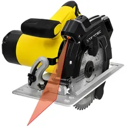 TROTEC Handkreissäge PCSS 10‑1400 – 1.400 Watt mit Laser-Führungslicht