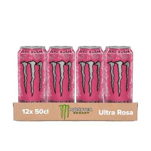 Produktbild Yogi Trade Monster Energy-Drink Ultra-Rosa, 12 x 500 ml