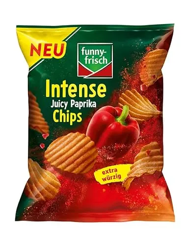 funny-frisch Intense Chips Juicy Paprika 110g