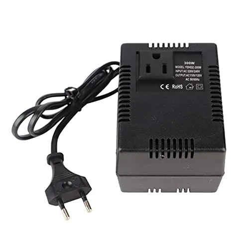 Stecker Adapter 300W Leistungstransformator Spannungswandler AC 220V bis 110V EU Stecker(EU Plug)