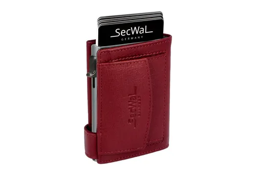 SecWal Geldbörse mit RFID Schutz - Slim Wallet für Damen und Herren - Kompakte Geldbörse mit RFID-Schutz, Platz für bis zu 6 Karten und separatem Münzfach. Ideal für stilvolle Aufbewahrung in jeder Tasche.