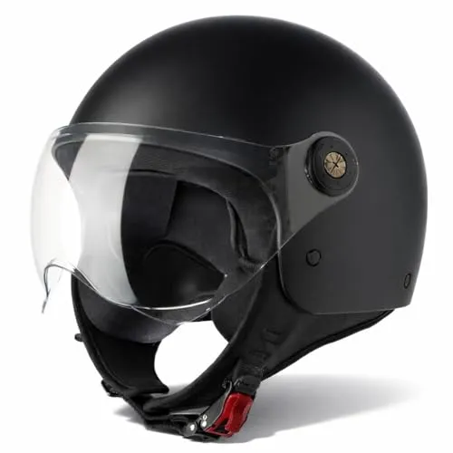Motorradhelme Schwarz von Vinz