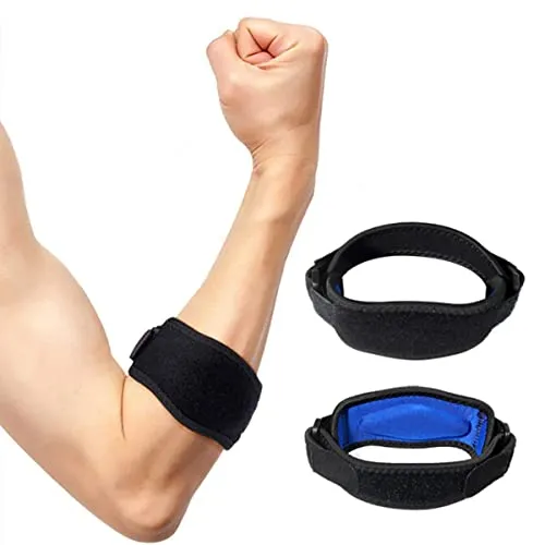 Unnderwiss 2 stück ellenbogen bandagen herren Ellenbogenbandage tennisarm manschette Entwickelt für Tennis- und Golfspieler bandage zur Linderung von Schmerzen im Tennisarm.