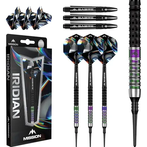 Produktbild Mission Iridian Black Coral PVD 90% Softdarts
